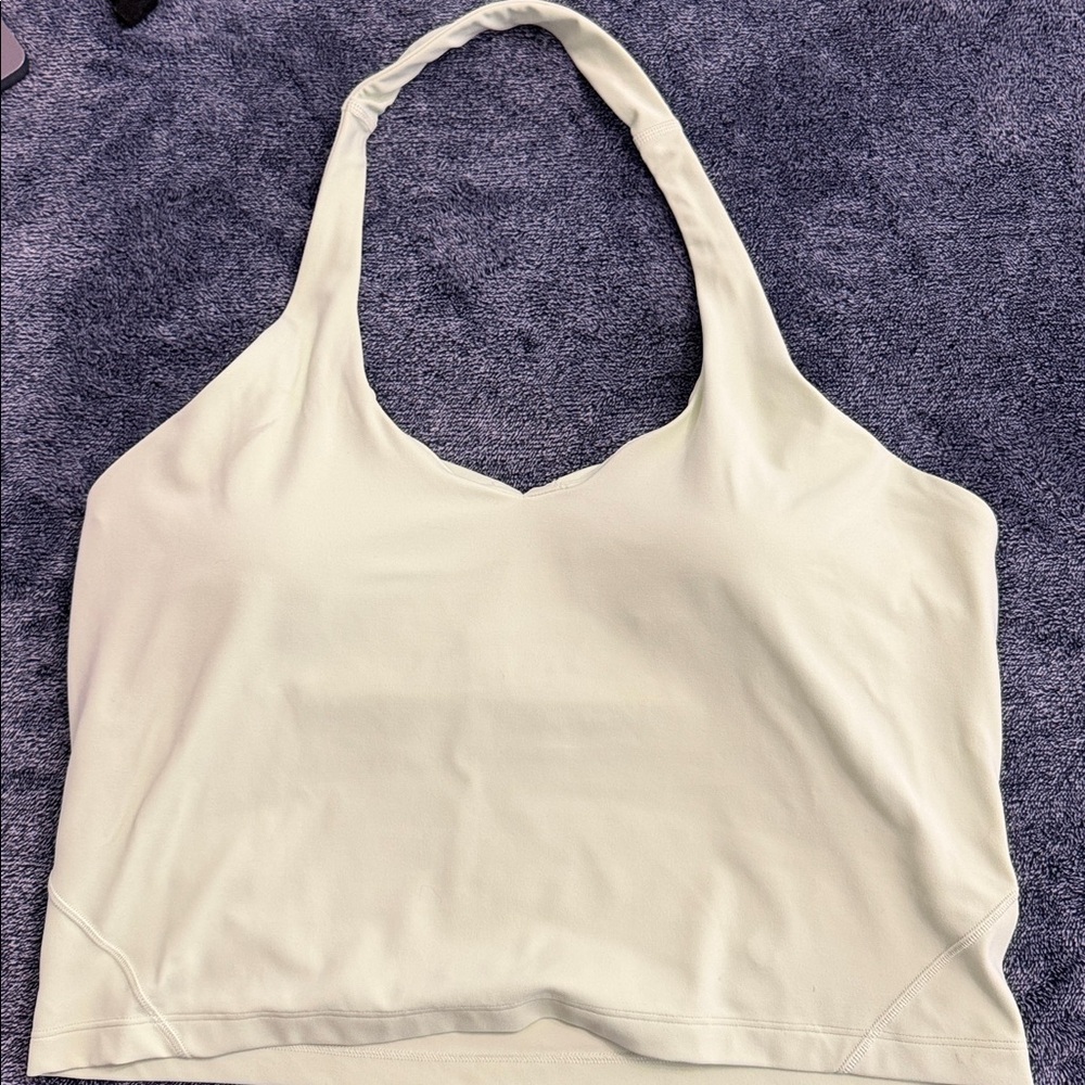 NWOT NEW Lululemon Align Halter Tank Top Kohlrabi Green - Picture 4 of 8